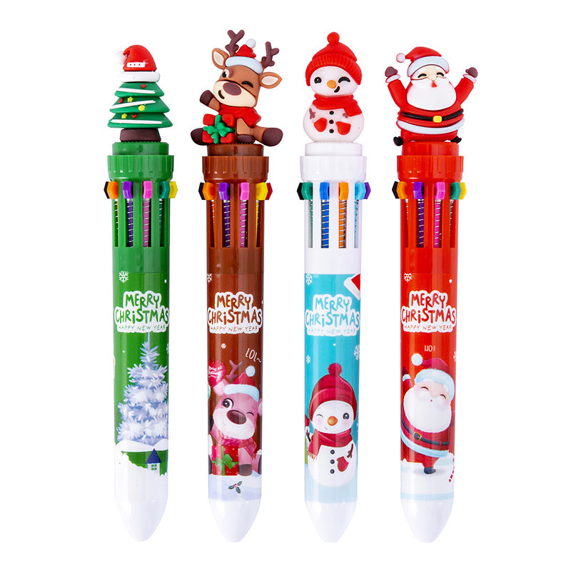 Wholesale Reindeer  ten-color ballpoint pen